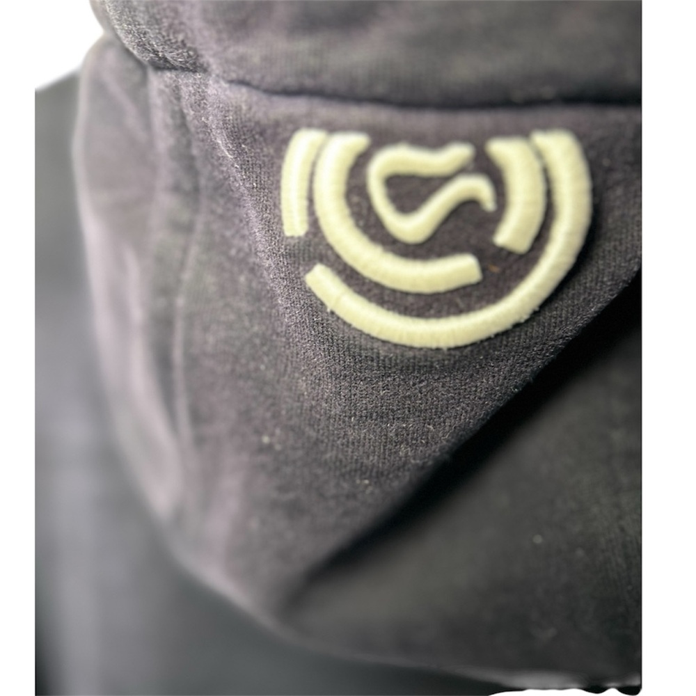 Unisex. Vintage Lululemon Hooded Jacket (Circa Early 2000s). Dark Blue. Size S. - Picture 6 of 6